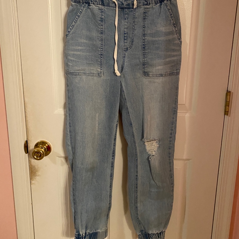 Jean joggers